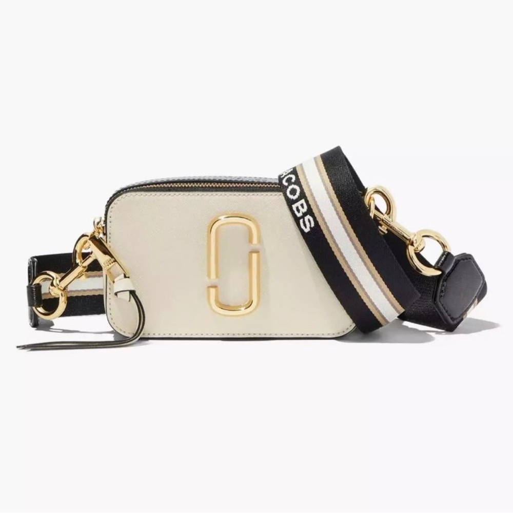 Marc Jacobs Snapshot white shoulder bag